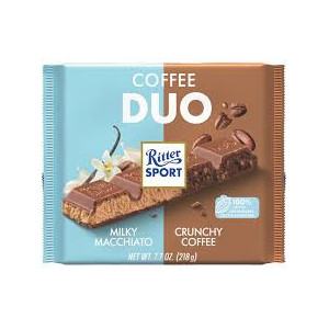 RITTER SPORT CIOCOLATA COFFEE DUO 218GR
