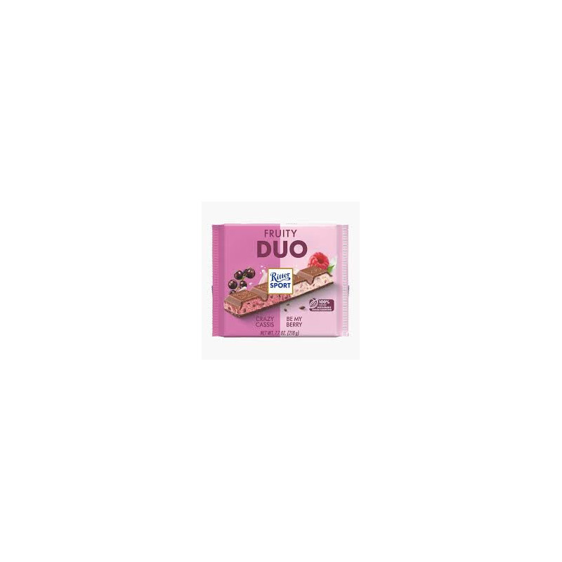 RITTER SPORT CIOCOLATA FRUITY DUO 218GR