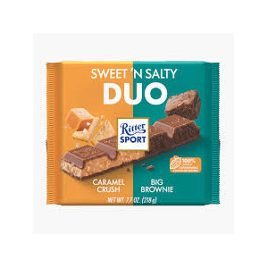 RITTER SPORT  SWEETY N SALTY  DUO 218G