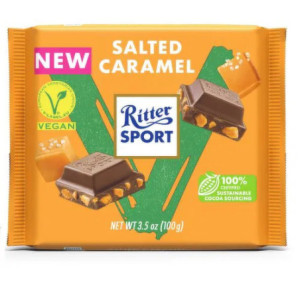 RITTER SPORT  VEGAN CARAMEL SARAT100G