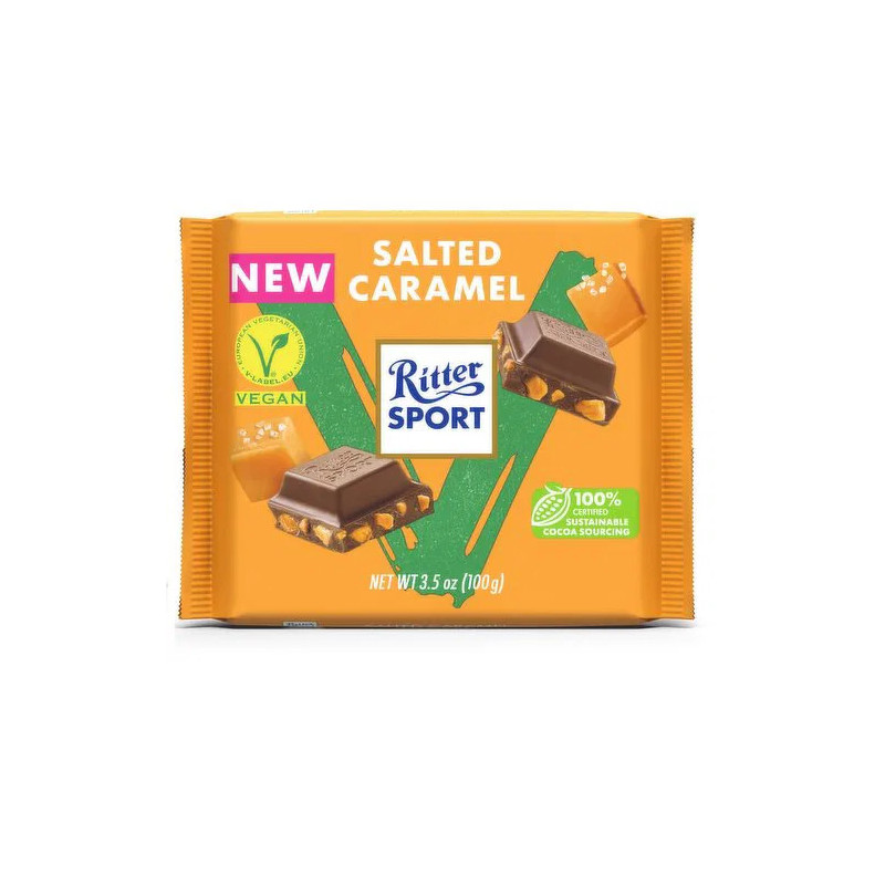 RITTER SPORT  VEGAN CARAMEL SARAT100G