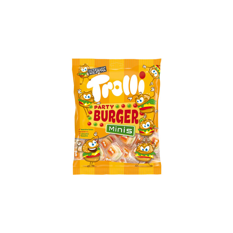 TROLLI MINI BURGER 170GR8BAX