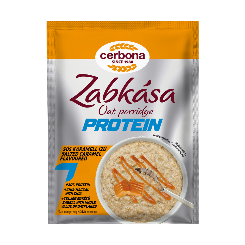 CERBONA PROTEIN TERCI DE OVAZ CU CARAMEL