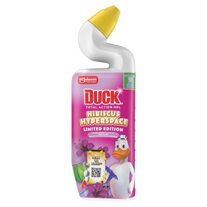 DUCK TOTAL ACTION GEL HIBISCUS 750ML