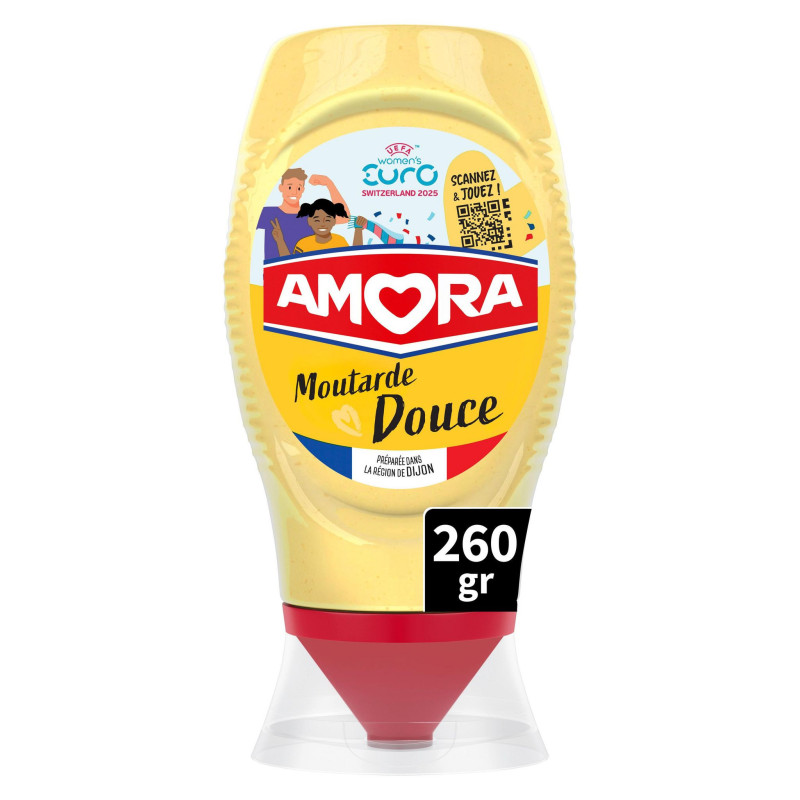 AMORA-MUSTAR DIJON DULCE SQU 260G