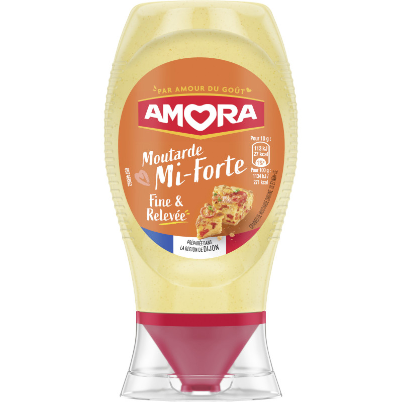 AMORA-MUSTAR DIJON MEDIU IUTE SQU 260G