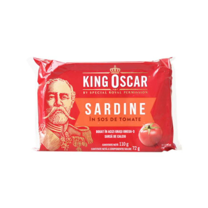 KING OSCAR SARDINE SOS TOMAT 110G