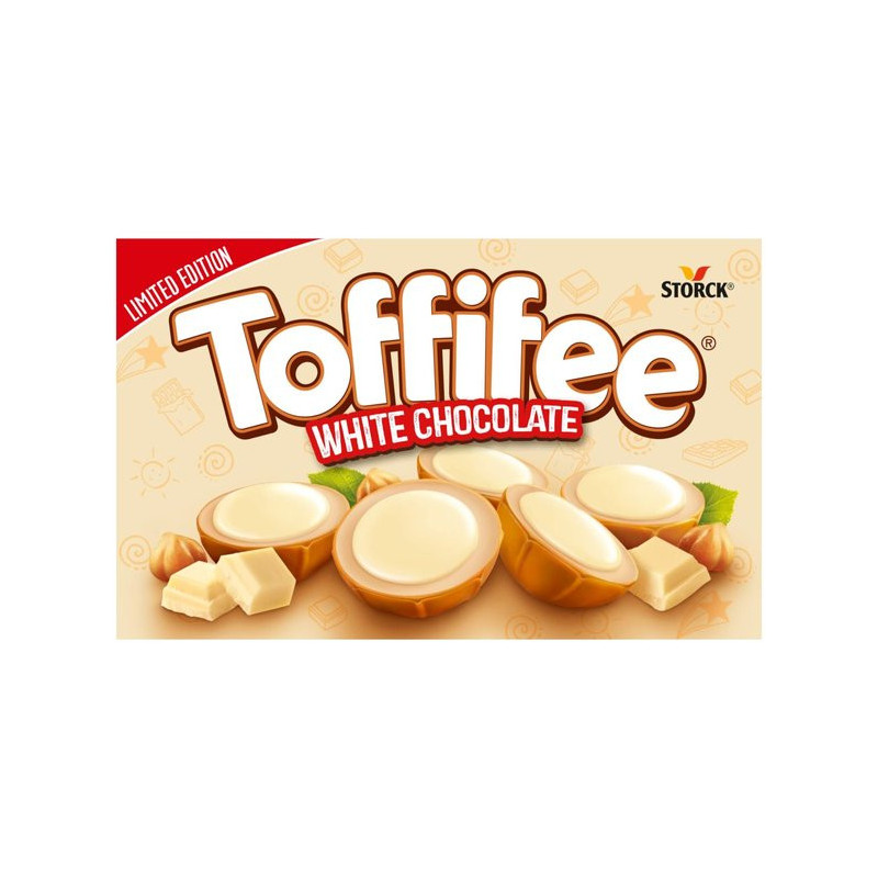 TOFFIFEE  WHITE CHOCOLATE 125GR