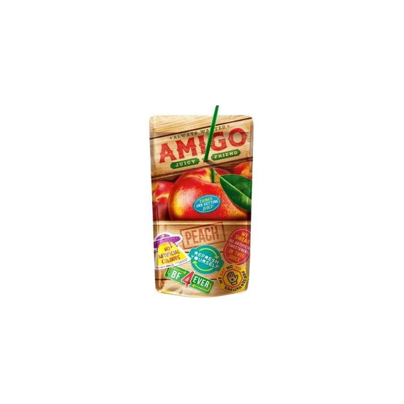 AMIGO FRUIT DRINK PEACH 02L