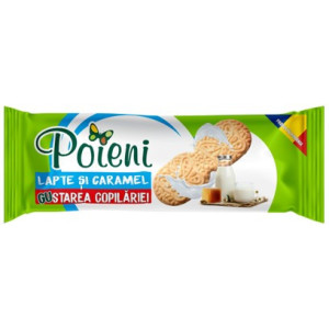 BISCUITI  POIENI LAPTE SI CARAMEL 40G