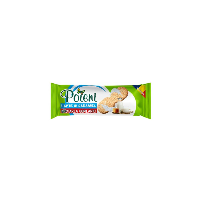 BISCUITI  POIENI LAPTE SI CARAMEL 40G