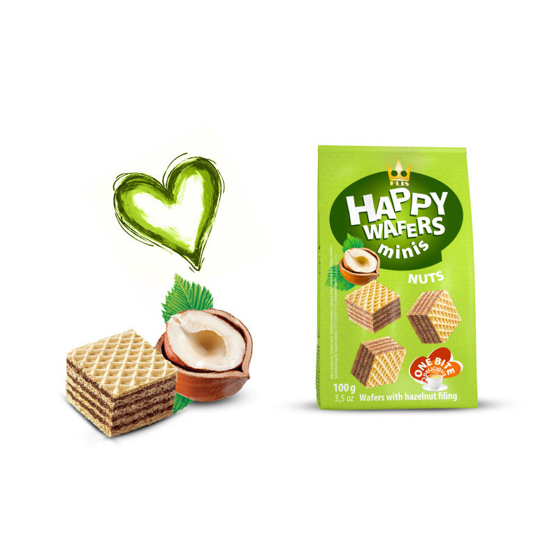 HAPPY WAFERS MINI ALUNE 100GR