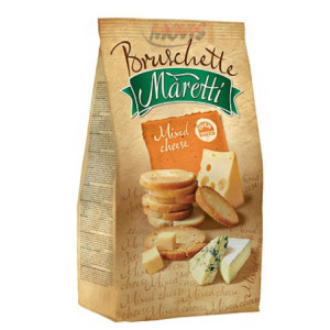 BRUSCHETTE MIXED CHEESE 70GR