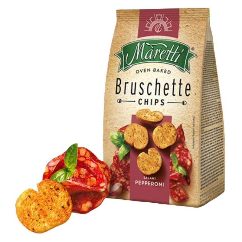BRUSCHETTE SALAMI PEPERONI 70GR