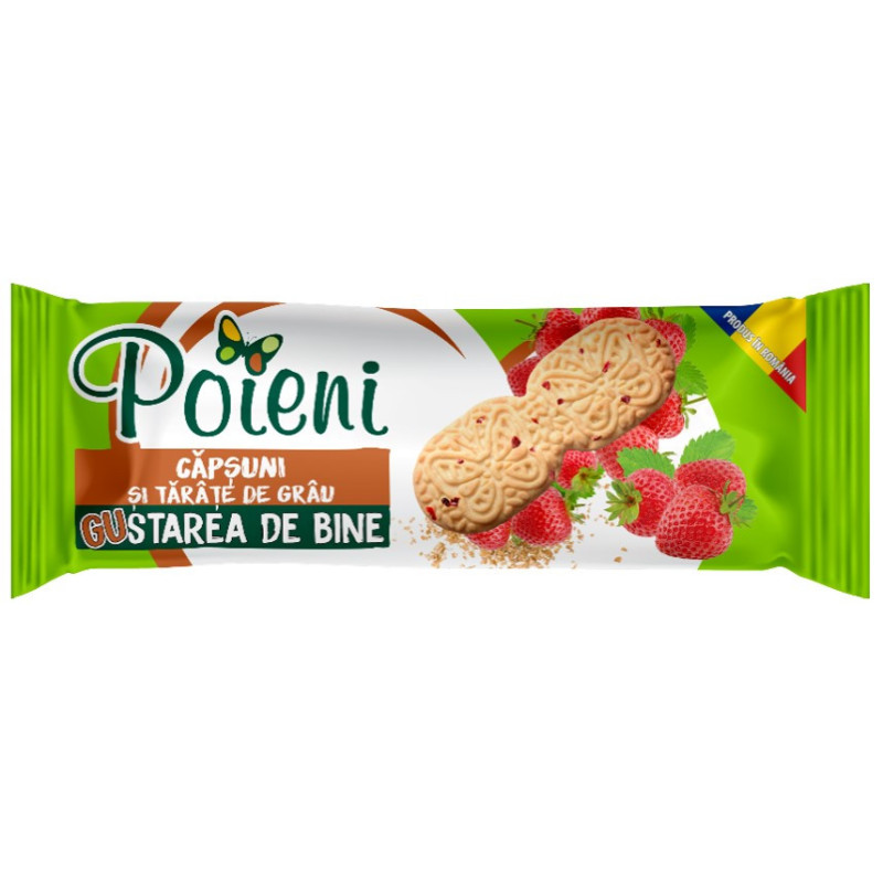 BISCUITI POIENI CAPSUNI 40G