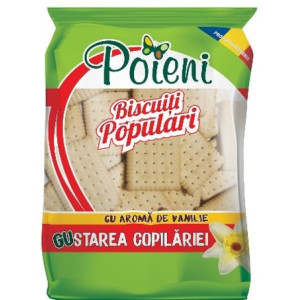 BISCUITI POIENI POPULARI VANILIE 800GR