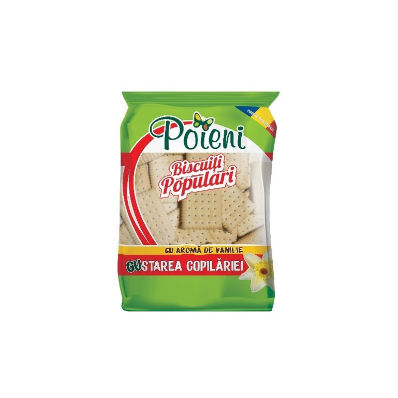 BISCUITI POIENI POPULARI VANILIE 800GR