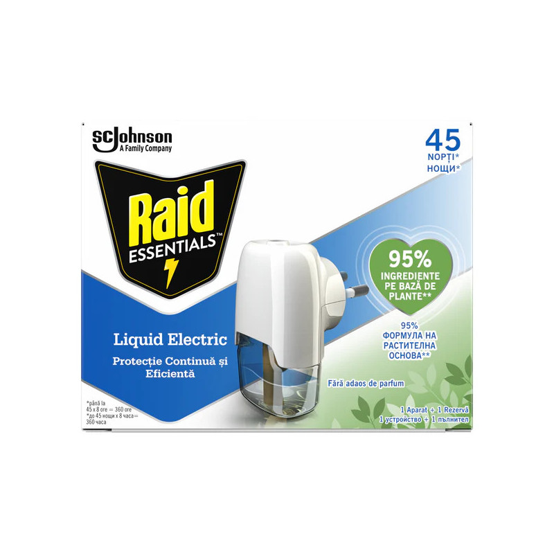 RAID ESSENTIALS APARAT 45 NOPTI 27ML