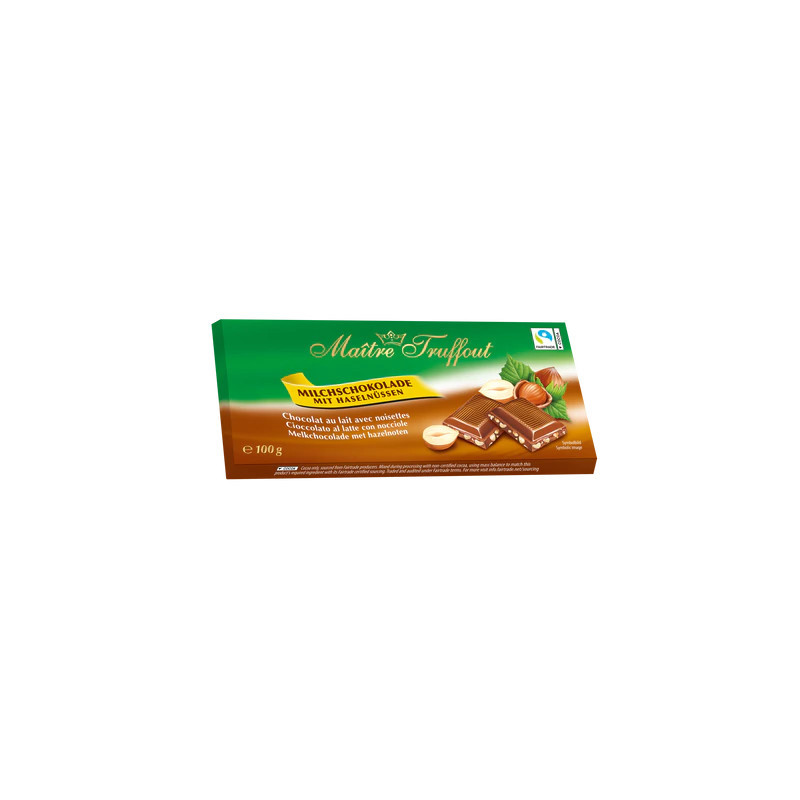 MAITRE CIOCOLATA LAPTE CU ALUNE 100GR