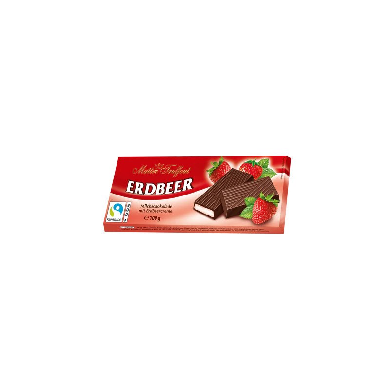 ERDBEER CIOCOLATA CU CREMA CAPSUNI 100GR