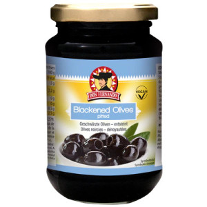 MASLINE NEGRE FARA SAMBURI PITTED 350GR