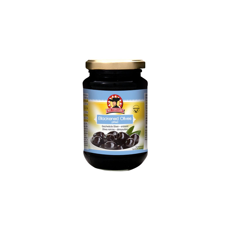 MASLINE NEGRE FARA SAMBURI PITTED 350GR